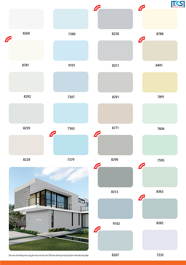 Toa Chart Color Sơn chống thấm màu Toa WaterBlock Color - tongkhosonchongtham.com